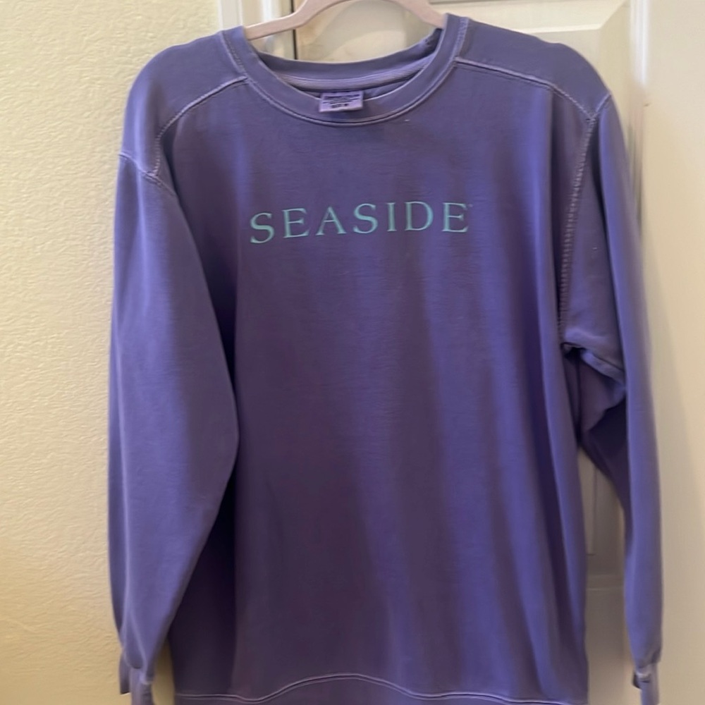 Purple Comfort Colors Seaside Crewneck